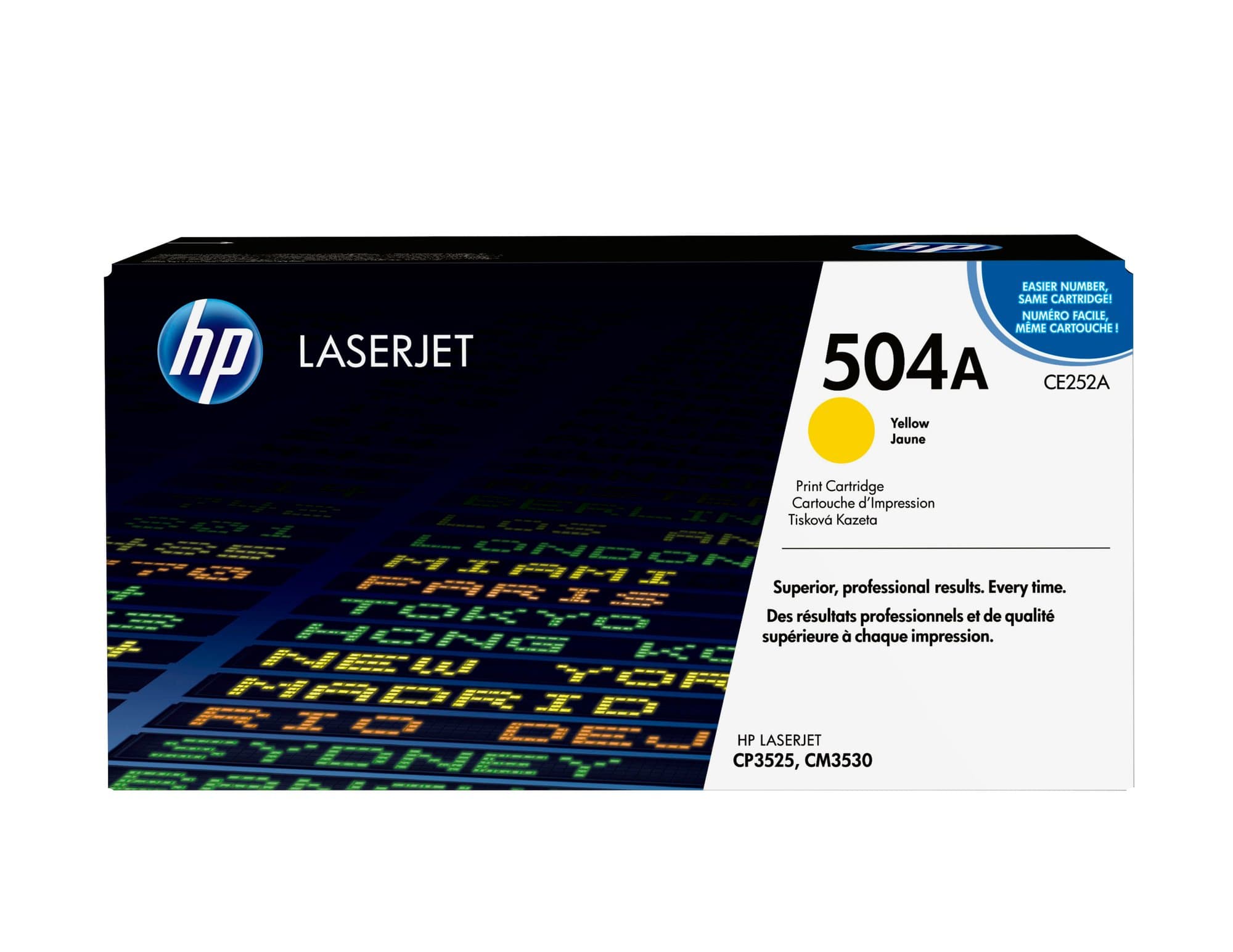 HP HP 504A YELLOW LJ TONER CART CE252A 1005363
