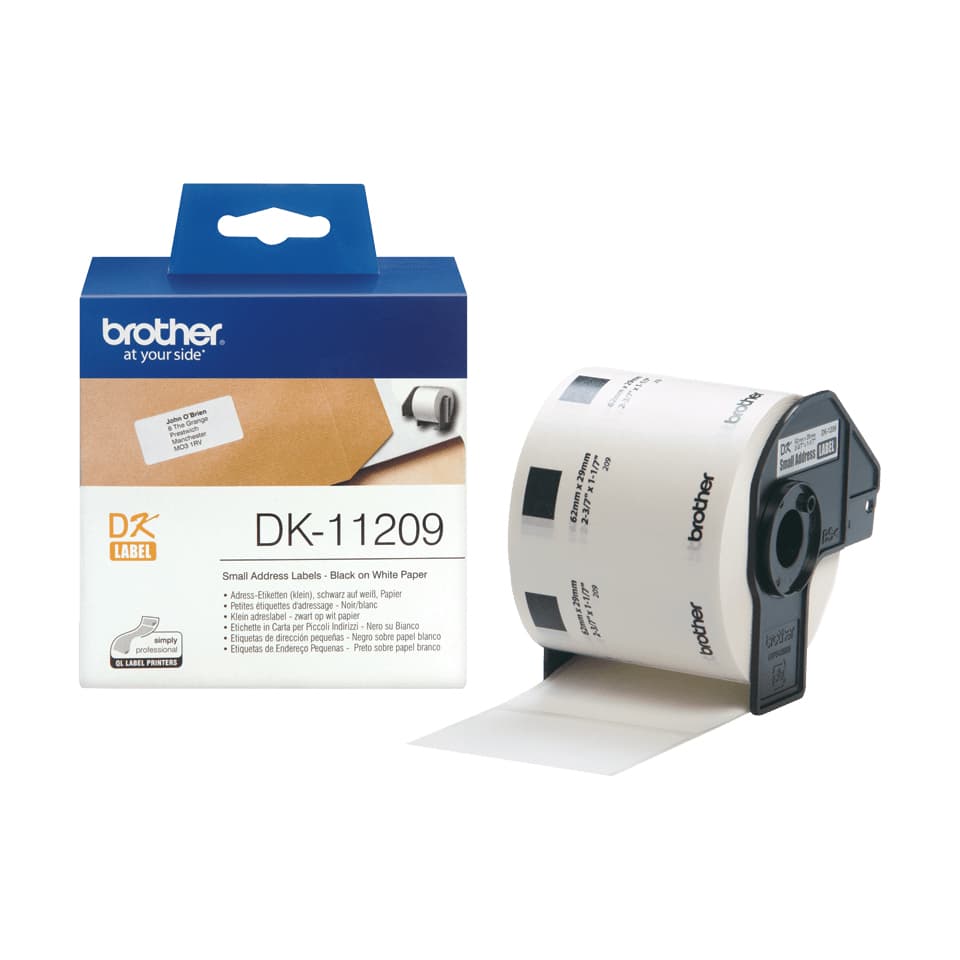 BROTHER BROTHER Bro DK-Tape DK11209 62mm x 29mm x 800's 1020364