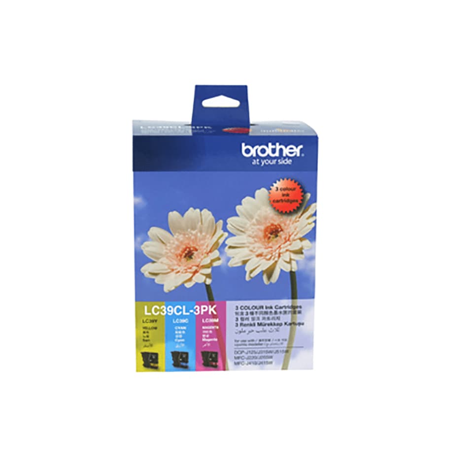 BROTHER BROTHER LC39cl3pk x 3 lc39 colour cartridges 1197191