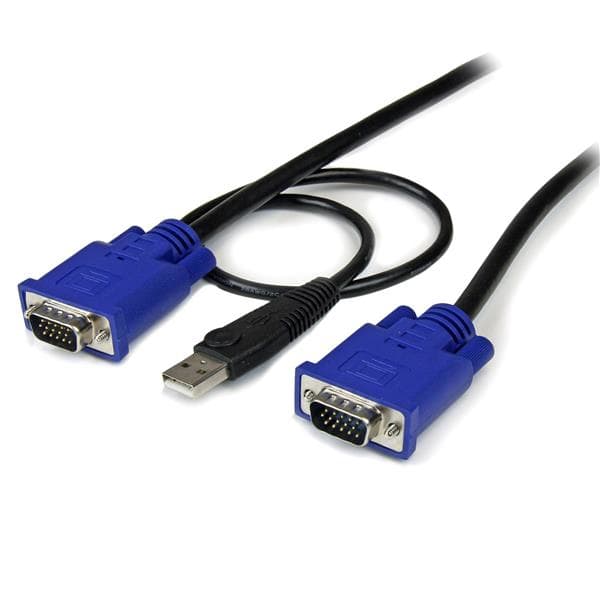 StarTech.com StarTech.com 10 ft 2-in-1 Ultra Thin USB KVM Cable 1581848