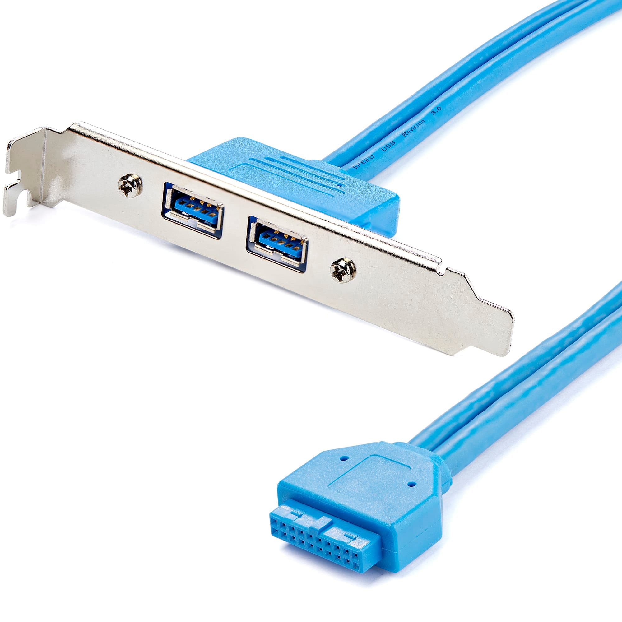 StarTech.com StarTech.com 2 Port USB 3 A Female Slot Plate Adapter 1861455