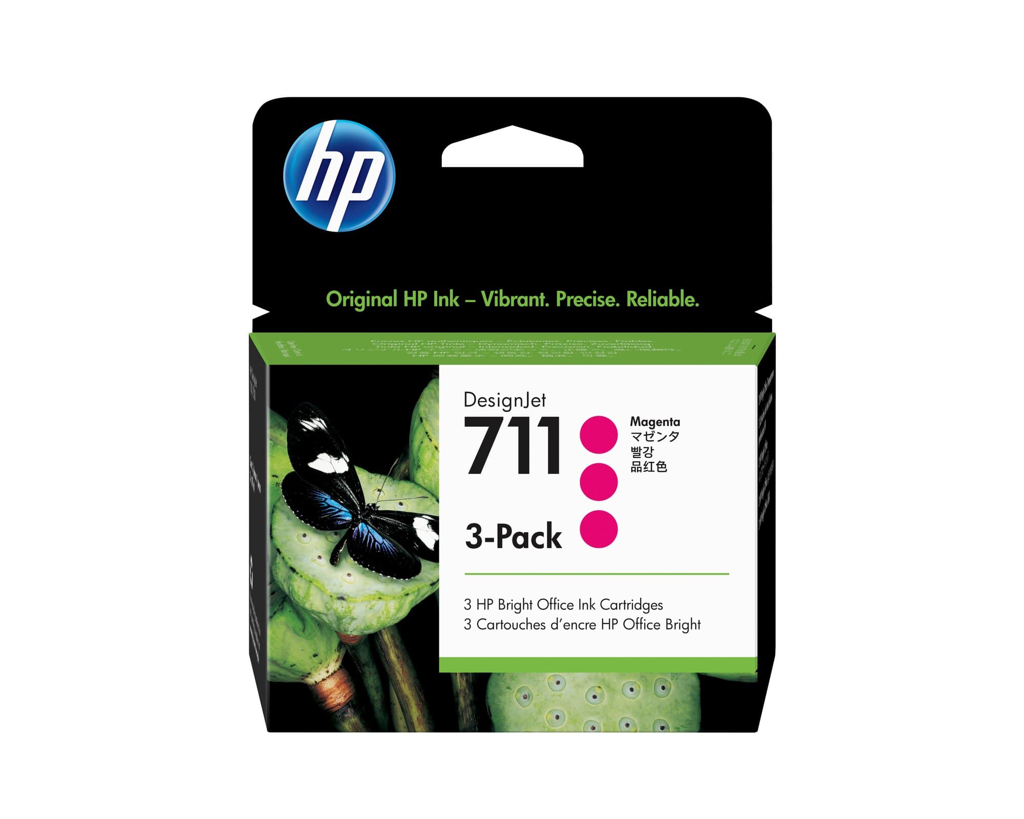 HP HP 711 29ml x 3Pack Mag Ink Cartridge 2137579
