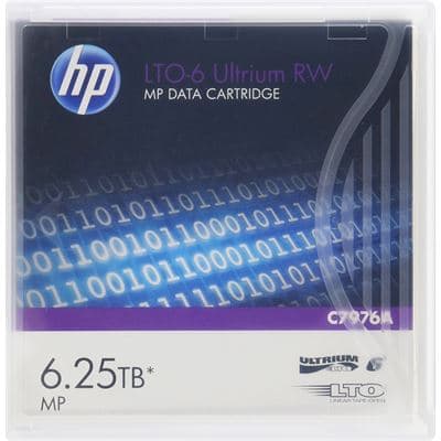 Hewlett Packard Enterprise Hewlett Packard Enterprise HPE LTO-6 Ultrium 6.25TB MP RW Data Tape 2338603