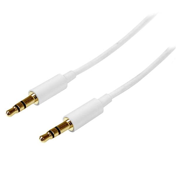 StarTech.com StarTech.com 2m White Slim 3.5mm Stereo Audio Cable 2482483