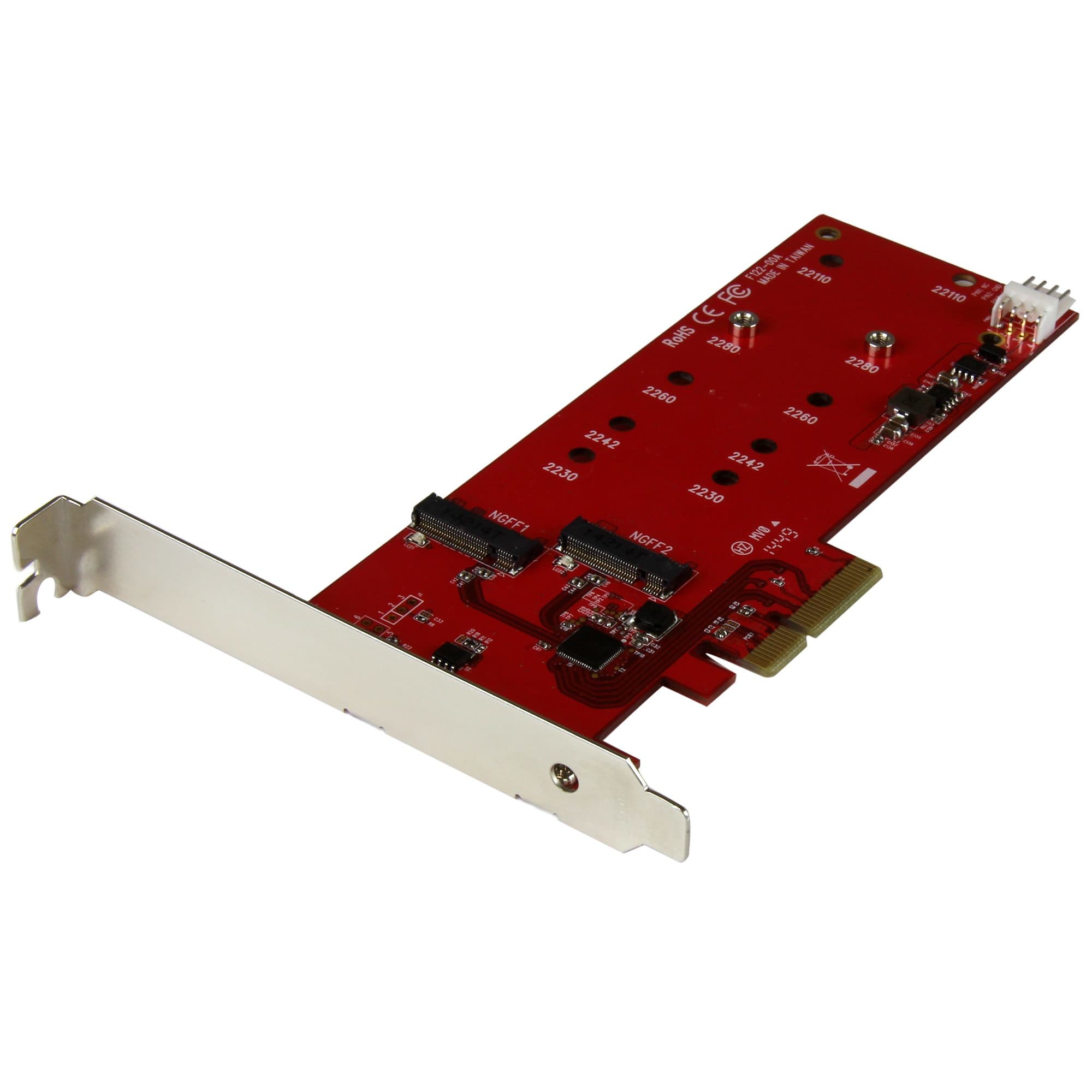 StarTech.com StarTech.com 2x M.2 SSD Controller Card - PCIe 3098281
