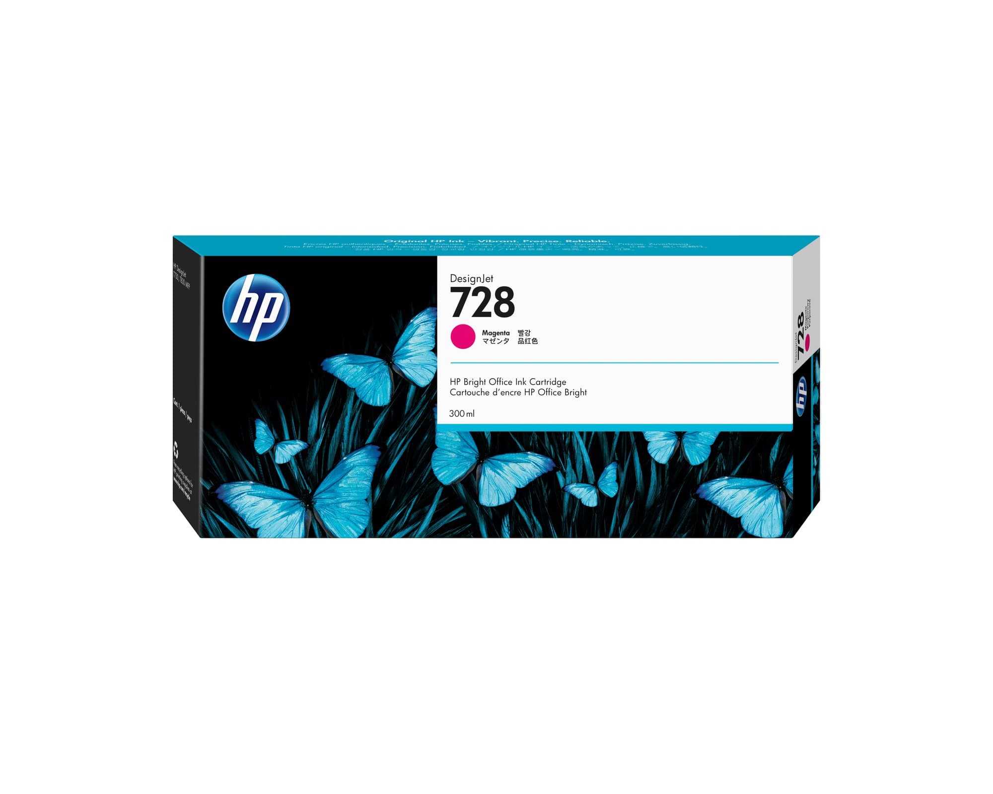 HP HP 728 300-ML MAGENTA DESIGNJET INK CRTG 3141703