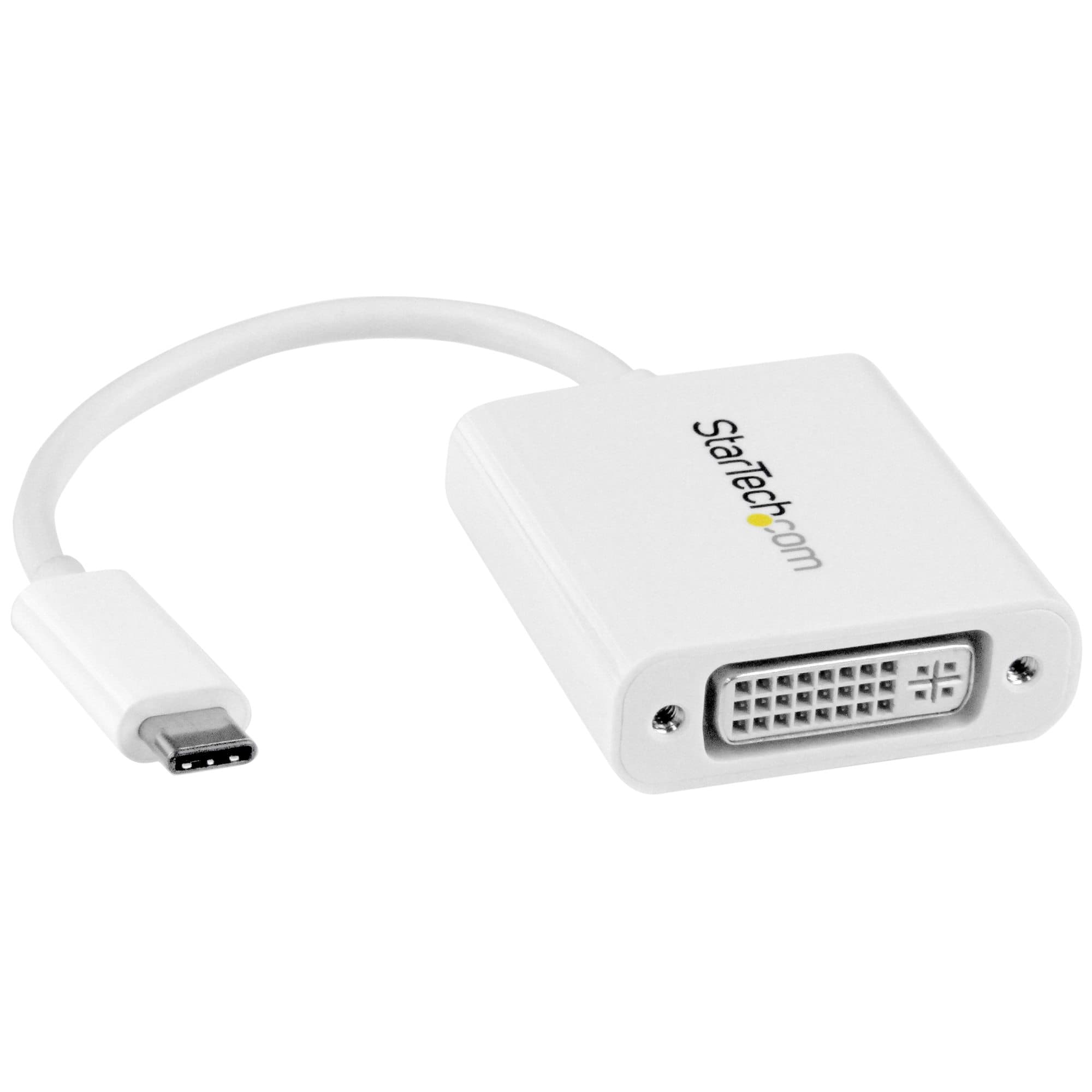 StarTech.com StarTech.com USB-C to DVI Adapter - White 3157457