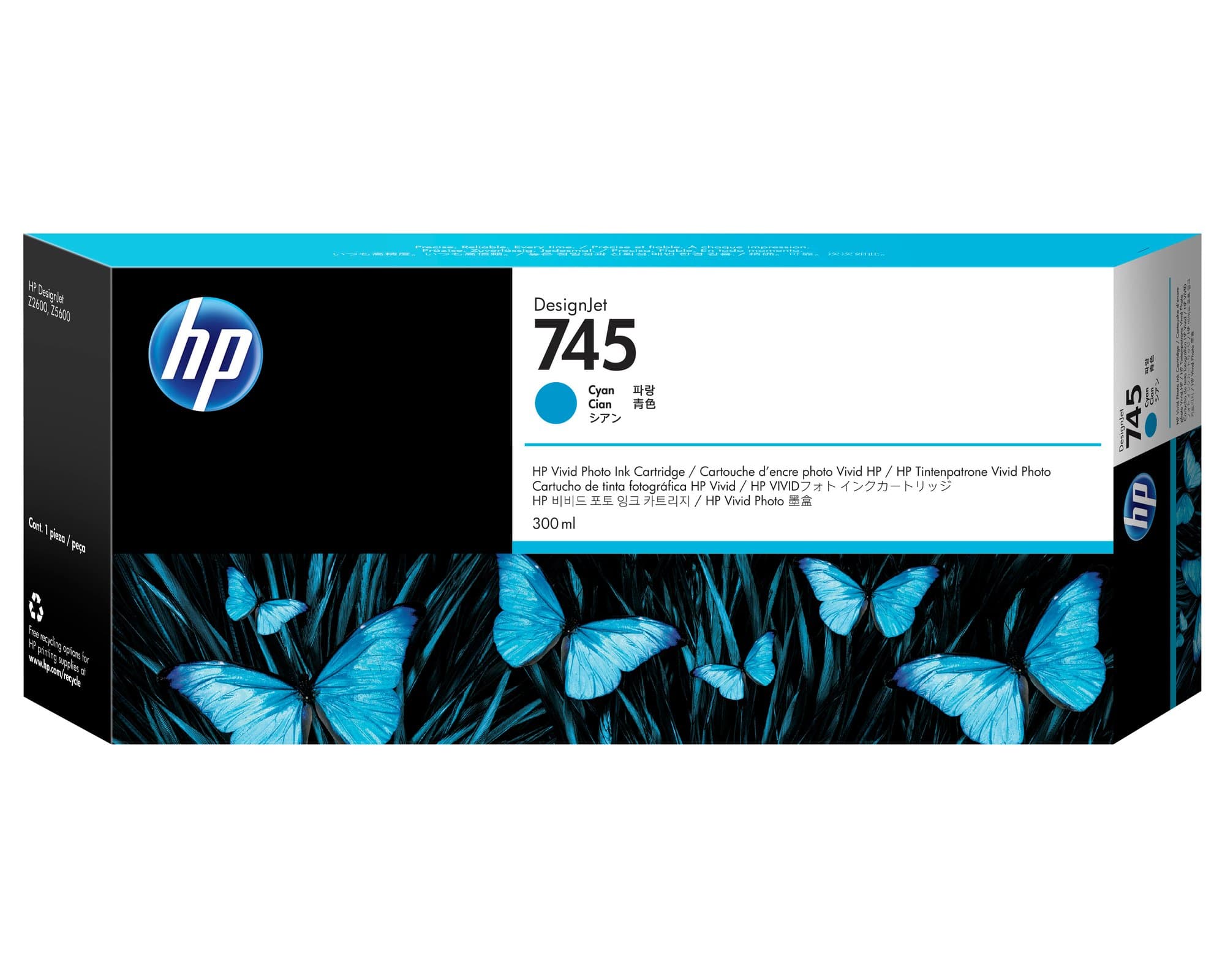 HP HP INK CARTRIDGE NO 745 CYAN 300ML 3294105