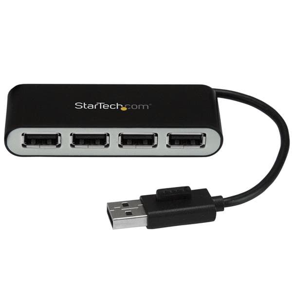 StarTech.com StarTech.com 4 Port Portable USB 2.0 Hub with Cable 3510397