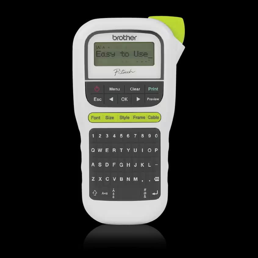 BROTHER BROTHER PTH110 PTOUCH DURABLE LABEL MAKER WHITE 3511520