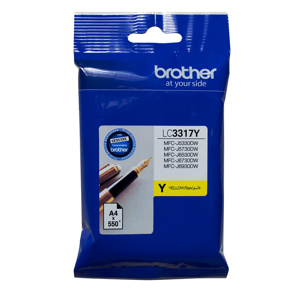 BROTHER BROTHER LC3317Y YELLOW 550 PAGES 3517266