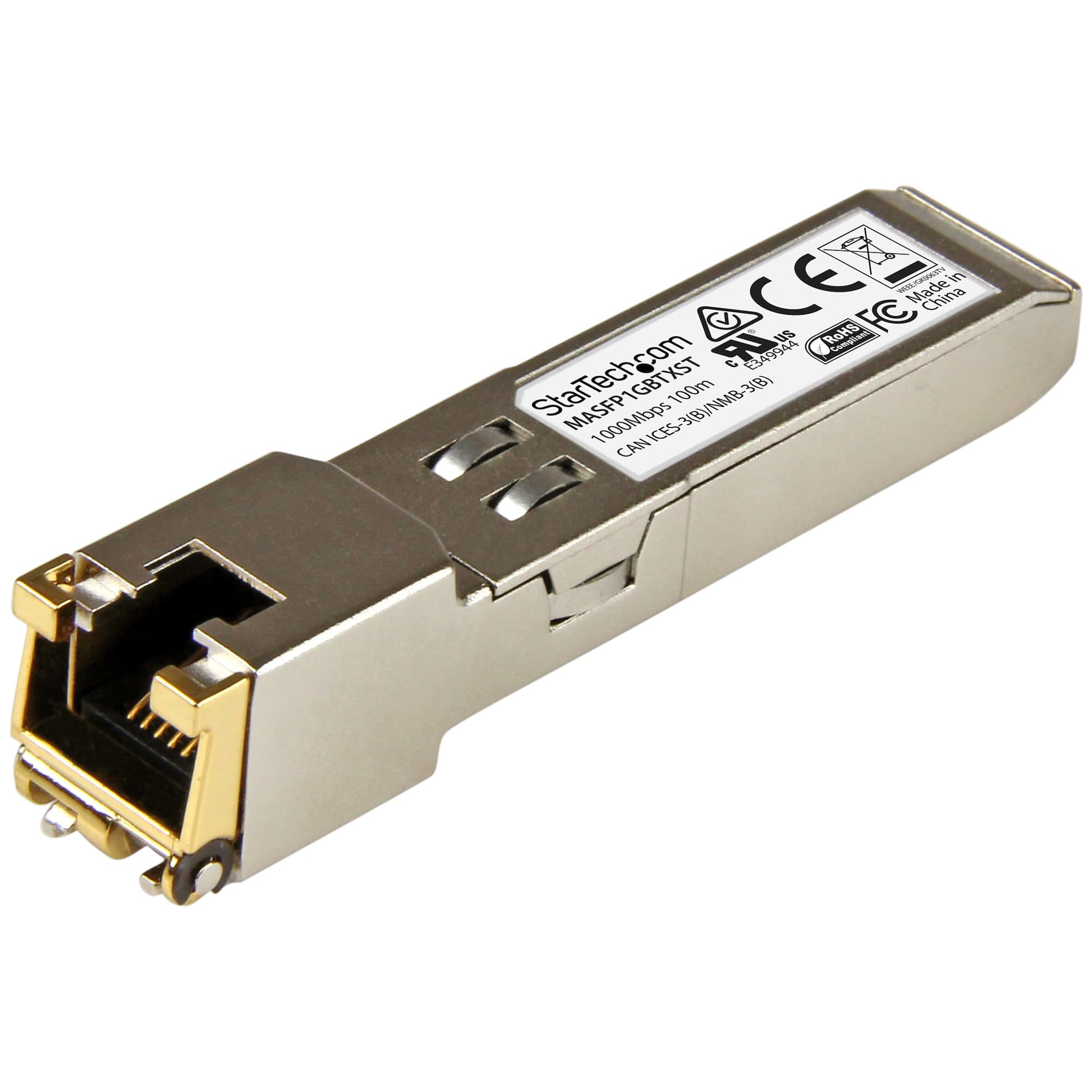 StarTech.com StarTech.com MA-SFP-1GB-TX 1000Base-T SFP Transceiver 3578242