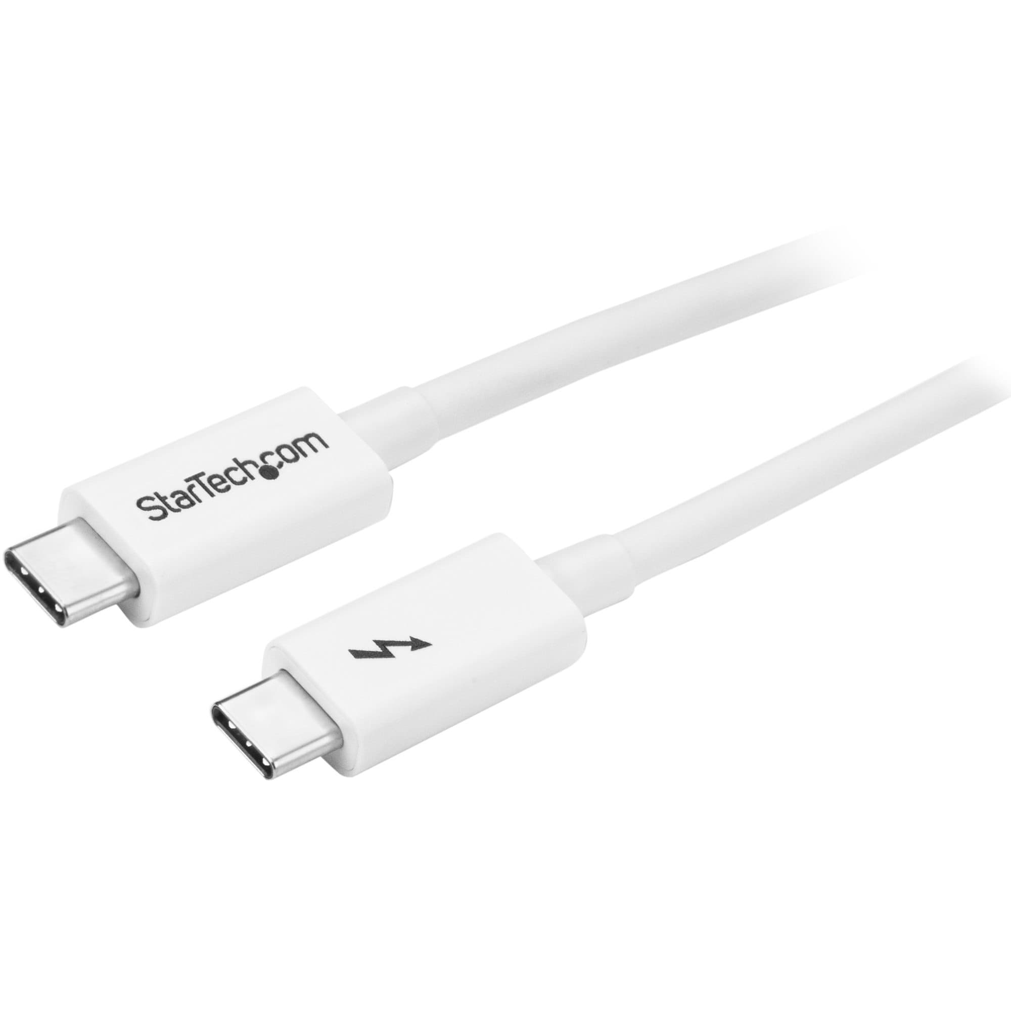 StarTech.com StarTech.com 1m Thunderbolt 3 Cable 20Gbps - White 3677763