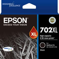EPSON EPSON 702XL BLACK DURABRITE INK 3740521