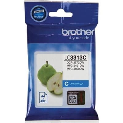 BROTHER BROTHER LC3313C INK CARTRIDGE CYAN 4306314