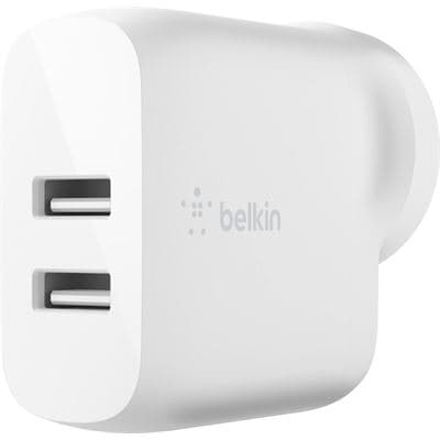 BELKIN BELKIN DUAL USB-A WALL CHRGR 24W + LIGHTNG CBL 4835426