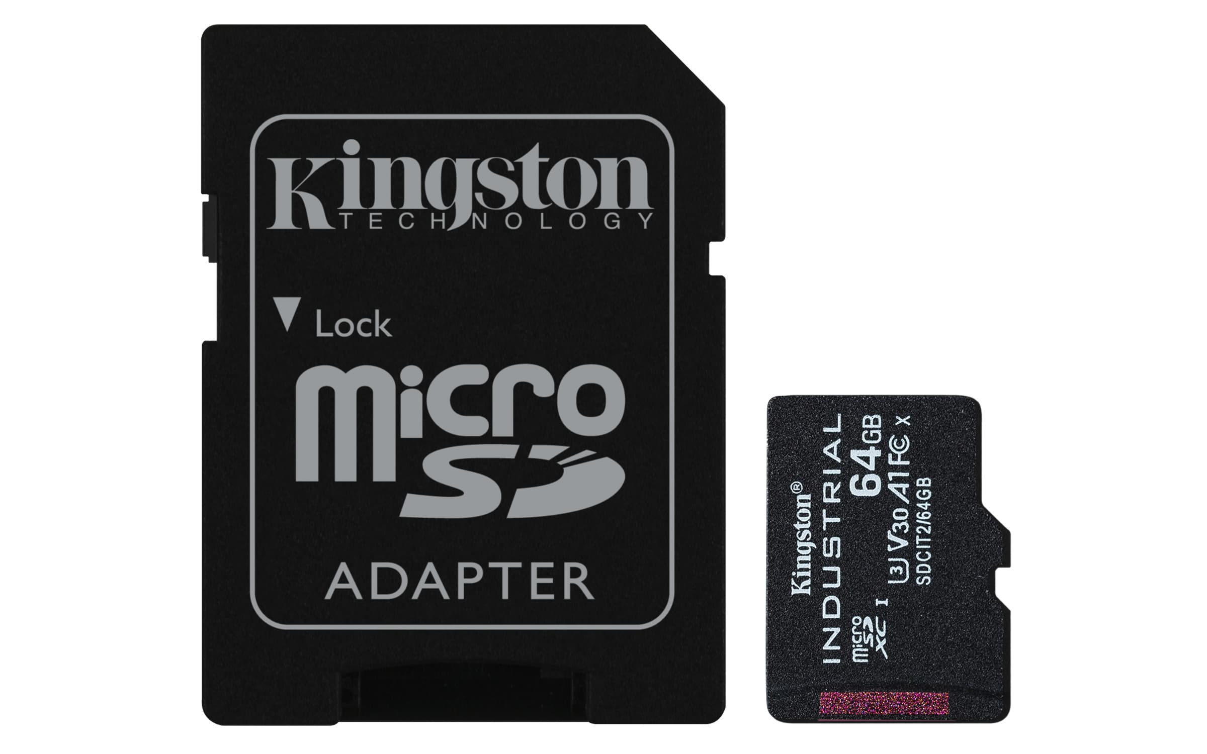 KINGSTON KINGSTON 64GB microSDXC Industrial C10 A1 pSLC + 5306110