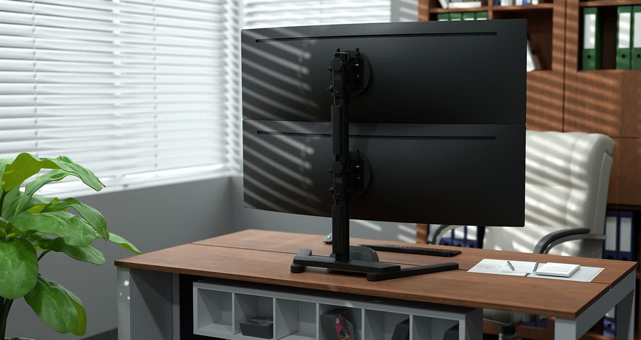 ATDEC ATDEC FREESTANDING HD DUAL VERT BLACK 5746456