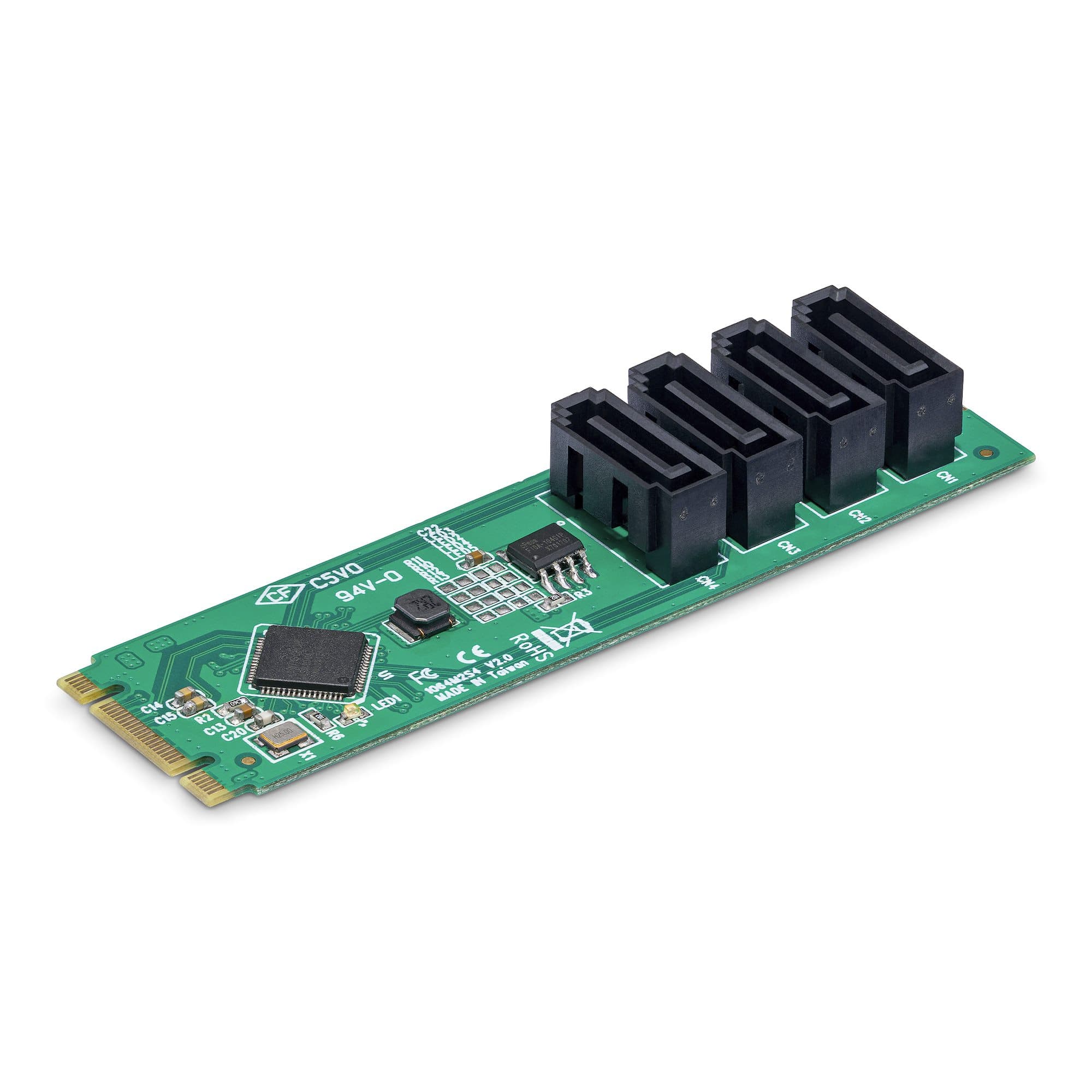 StarTech.com StarTech.com 4-Port M.2 to SATA Adapter Card 6323059