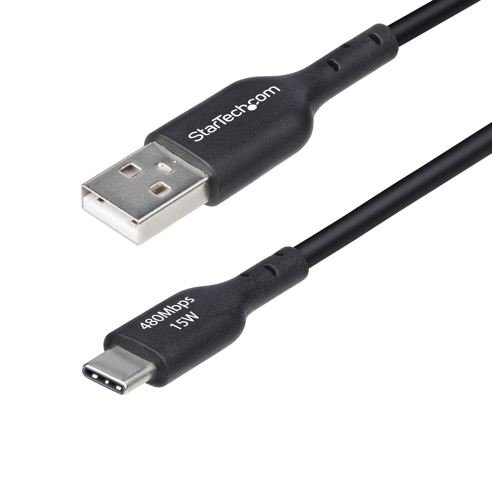 StarTech.com StarTech.com 1m USB-A to USB-C Charging Cable Black 6412505