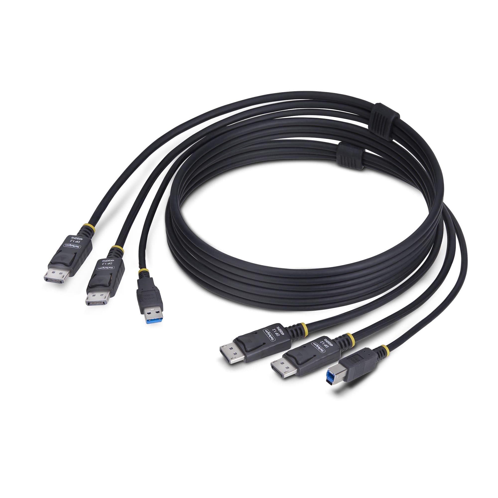 StarTech.com StarTech.com 1.8m Dual-DisplayPort and USB KVM Cable 6582819