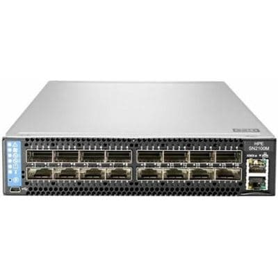 Hewlett Packard Enterprise Hewlett Packard Enterprise HPE 100GbE 16QSFP28 P2C Sw SN2100M w/NVD 6595841