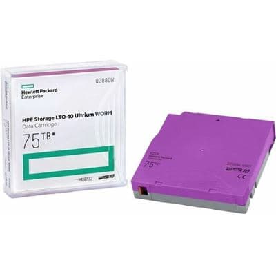Hewlett Packard Enterprise Hewlett Packard Enterprise LTO-10 Ultrium 75TB WORM Data Cartridge 6634693