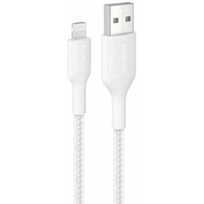 BELKIN BELKIN Braided USB-A Cable LTG Connector 2m WH 6718720