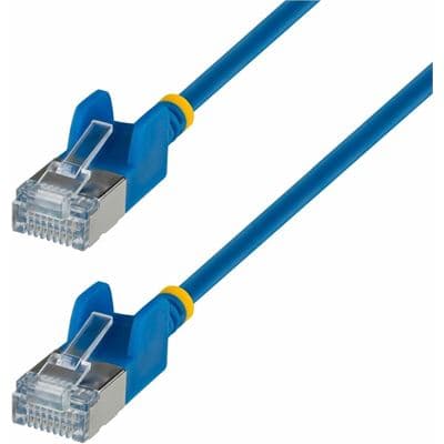 StarTech.com 50cm Black Ultra Slim CAT6a Cable 6839621