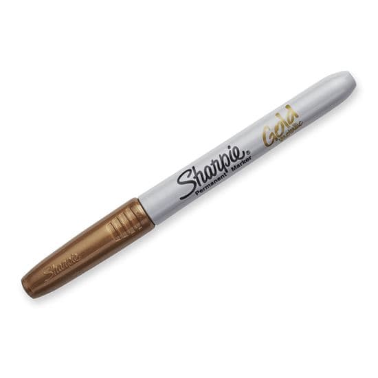 Sharpie Sharpie Permanent Marker (MOQ 12) Metallic Gold with fine point 1823889