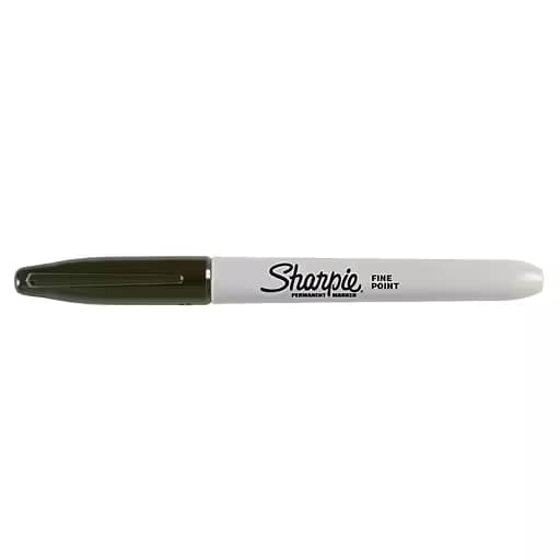 Sharpie Sharpie  Fine Point Black (MOQ 12) Permanent Colour Marker. 30051