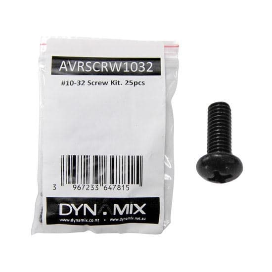 Dynamix DYNAMIX AV Rack #10-32 screw kits. 25 set/bag AVRSCRW1032