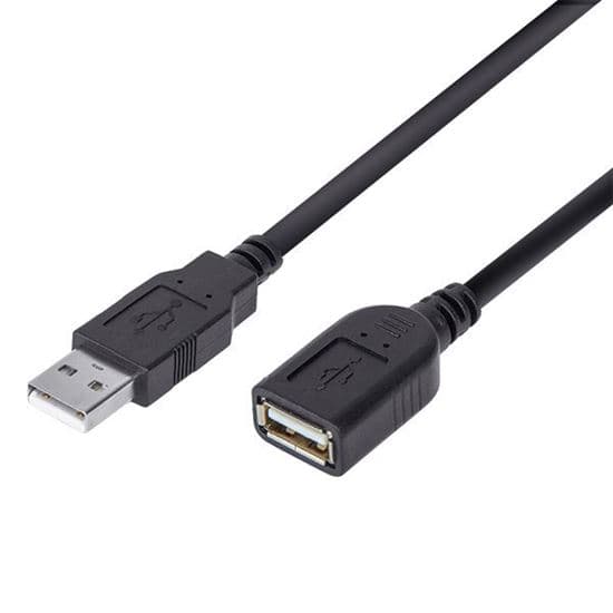 Dynamix DYNAMIX 1m USB 2.0 Cable USB-A Male to USB-A Female Connectors. C-U2-1