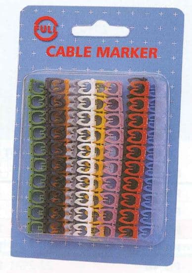 Dynamix DYNAMIX Colour Coded Cable Markers , pack of 100. Fit for OD:. CABM01