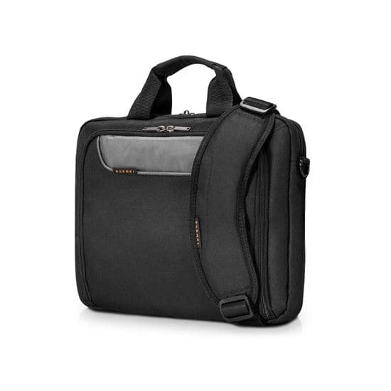 Everki EVERKI Advance ECO Briefcase 13-14" Separate Zippered Accessory Pocket, EKB407NCH14-ECO
