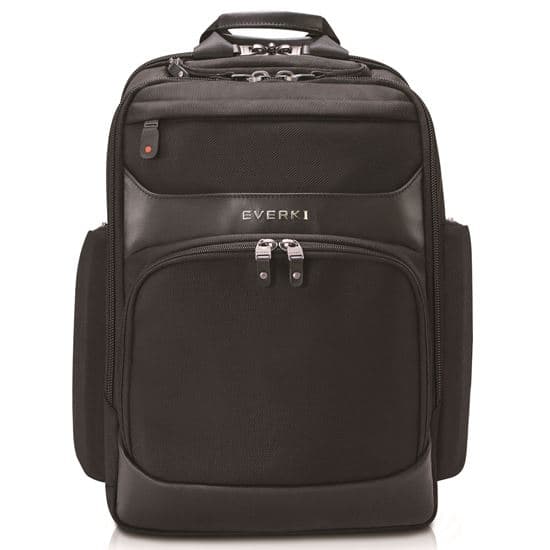 Everki EVERKI Onyx Black Laptop Backpack Up to 15.6'. Travel Friendly, EKP132