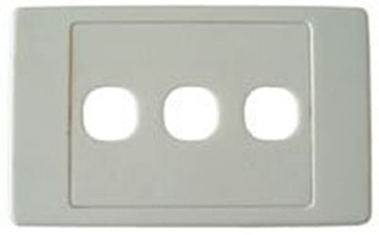 Amdex AMDEX Triple Port RJ45 Face Plates AMDEX style. FP-3PV2