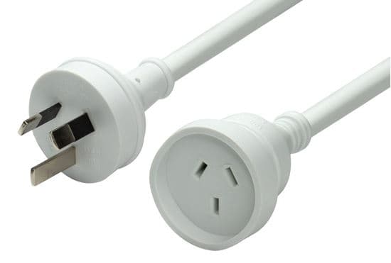 Dynamix DYNAMIX 3M 240v 10A Standard Duty Power Extension Lead PEXT3M