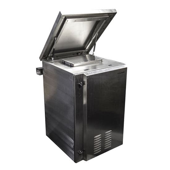 Dynamix DYNAMIX 12RU Stainless Vented Outdoor Wall Mount Cabinet (611x425 RODWSS12-400FK