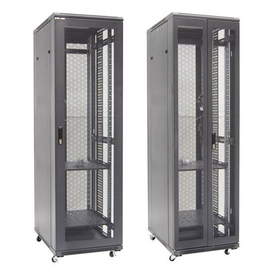 Dynamix DYNAMIX 42RU Server Cabinet 800mm Deep, Front Mesh Door, Rear Mesh RSME4268