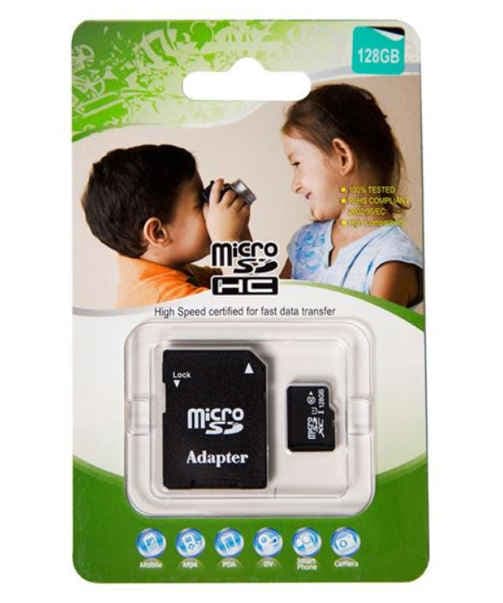 Dynamix 128GB Micro SD High-Speed Certified Flash Card with Adapter. 30MB/Sec. SDMICRO128G