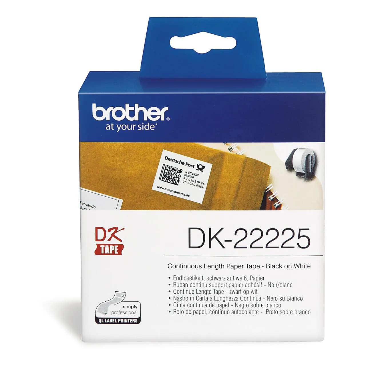 Brother Brother DK22225 Continuous Paper Label 38mm x 30.48m DK22225