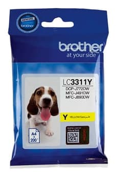 Brother Brother LC3313y Yellow Ink Cartridge High Yield LC3313Y
