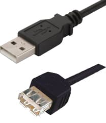 Digitus Digitus USB 2.0 Type A (M) to USB Type A (F) 3m Extension Cable CA1043