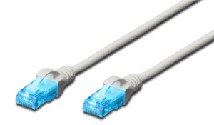Digitus Digitus UTP CAT5e Patch Lead -  0.3M Grey CA9500A