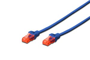 Digitus Digitus UTP CAT6 Patch Lead - 5M Blue CA9650B