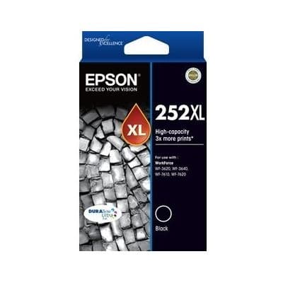 Epson Epson 252XL Black High Yield Ink Cartridge C13T253192