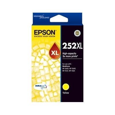 Epson Epson 252XL Yellow High Yield Ink Cartridge C13T253492