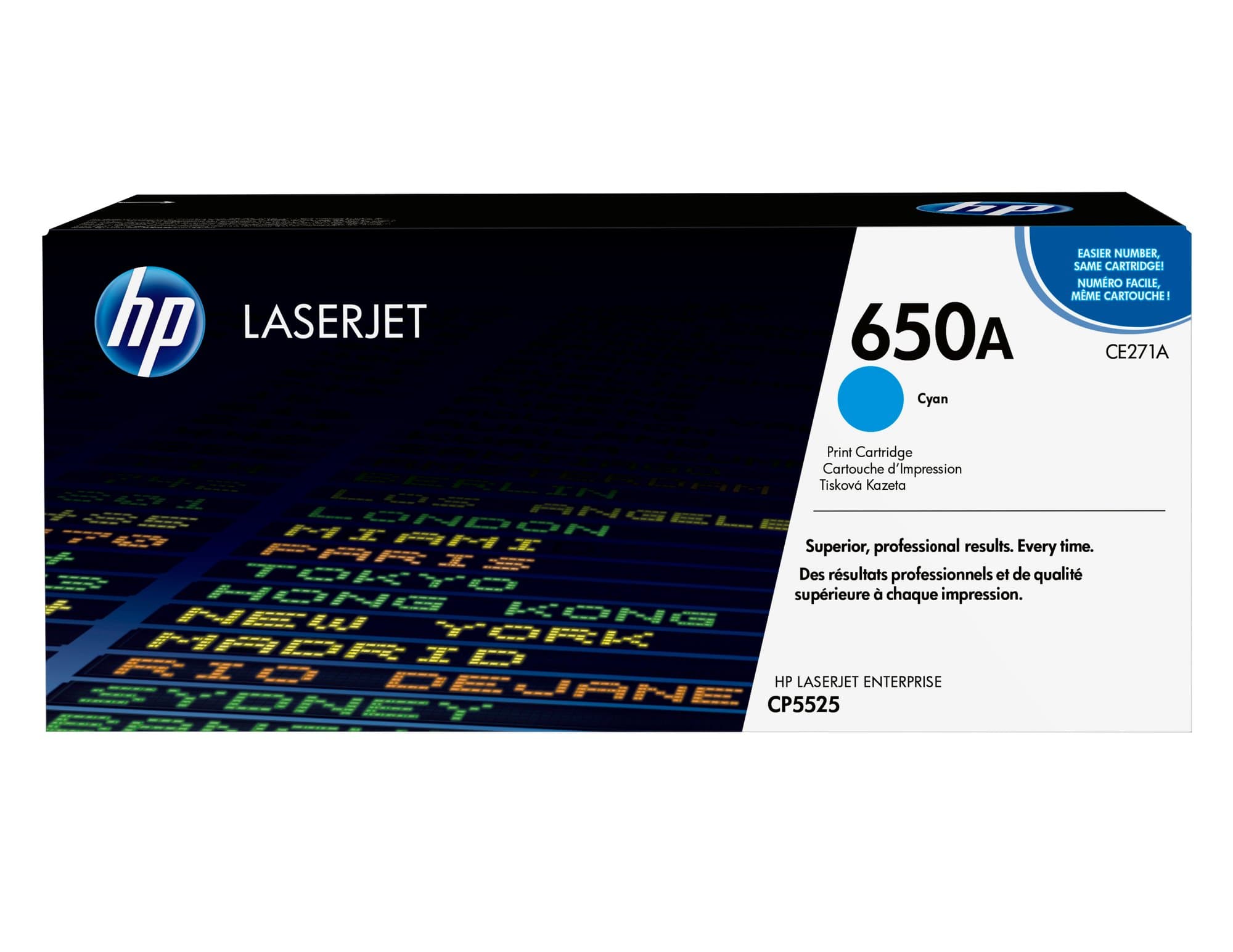 HP HP 650A Cyan Toner CE271A