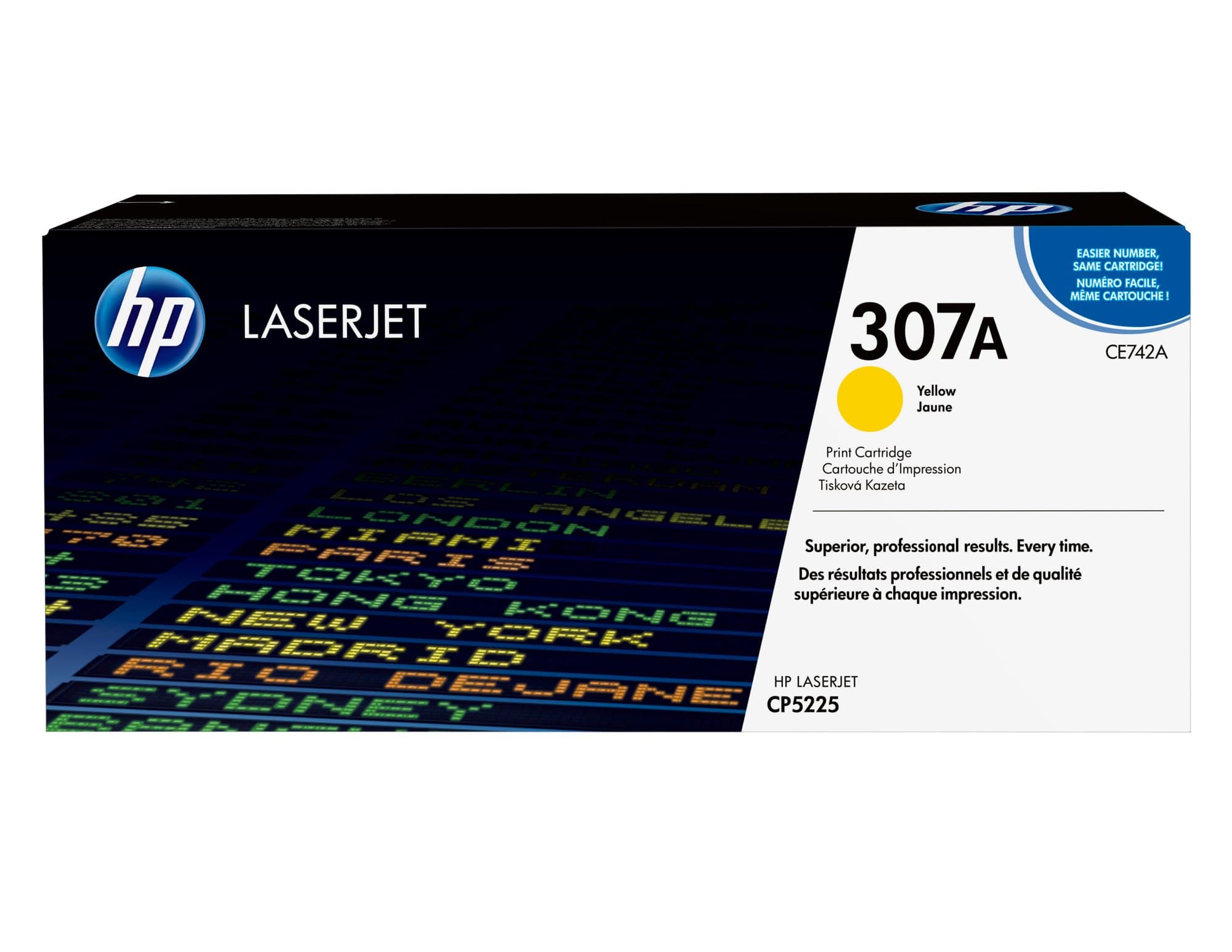 HP HP 307A Yellow Toner CE742A